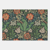William Morris Ridderspoor Bloemig Behang Inpakpapier Vel (Voorkant 3)