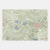 William Morris Ridderspoor Bloemig Behang Inpakpapier Vel (Voorkant)