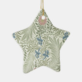 William Morris Ridderspoor Bloemig Behang Keramisch Ornament (Rechts)