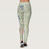 William Morris Ridderspoor Bloemig Behang Leggings (Achterkant)