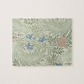 William Morris Ridderspoor Bloemig Behang Legpuzzel (Horizontaal)