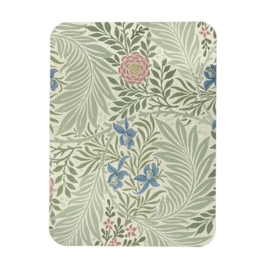William Morris Ridderspoor Bloemig Behang Magneet (Verticaal)