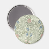 William Morris Ridderspoor Bloemig Behang Magneet (Voorkant / Achterkant)