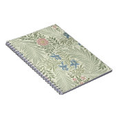 William Morris Ridderspoor Bloemig Behang Notitieboek (Rechterzijde)