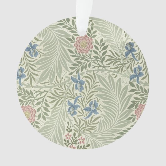 William Morris Ridderspoor Bloemig Behang Ornament (voorkant)
