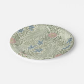 William Morris Ridderspoor Bloemig Behang Papieren Bordje (Gekanteld)