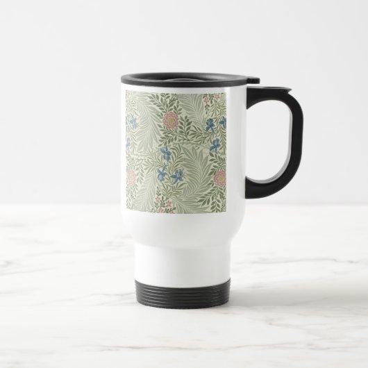 William Morris Ridderspoor Bloemig Behang Reisbeker (Rechts)