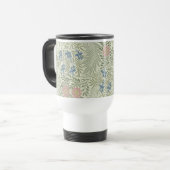 William Morris Ridderspoor Bloemig Behang Reisbeker (Voorkant links)
