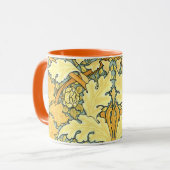 William Morris rijk bloempatroon Mok (Voorkant links)