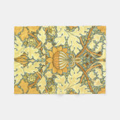 William Morris rijk patroon Fleece Deken (Voorkant (Horizontaal))