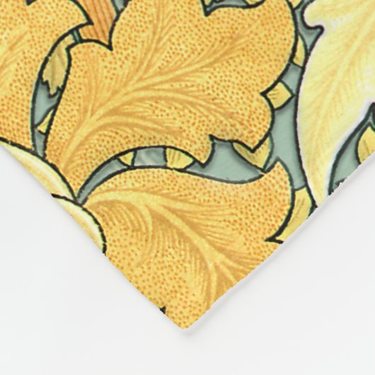 William Morris rijk  patroon Fleece Deken (Hoek)