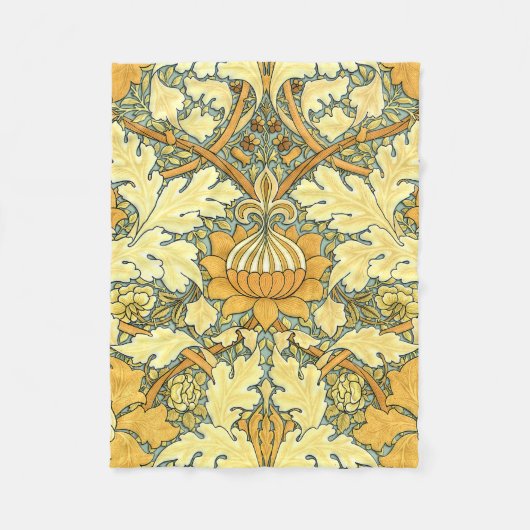 William Morris rijk patroon Fleece Deken (Voorkant)