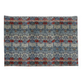 William Morris  Rode Bloemen Tulp en Roos Kussensloop (Achterkant-Rechts)