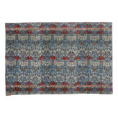 William Morris  Rode Bloemen Tulp en Roos Kussensloop (Voorkant-Rechts)