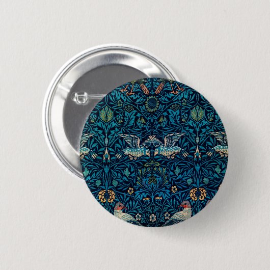 William morris ronde button 5,7 cm (Voorkant /achterkant)