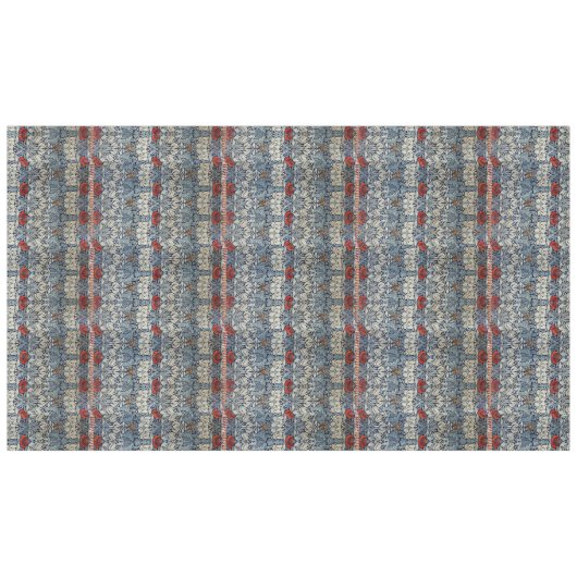 William Morris  rood bloemmotief Tafelkleed (Voorkant (Horizontaal))