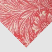 William Morris, rood, bloempatroon, art nouveau, c Tissuepapier (Detail)