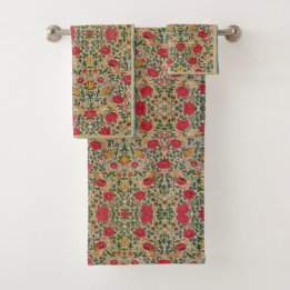 William * Morris Roos  Botanisch | Bad Handdoek