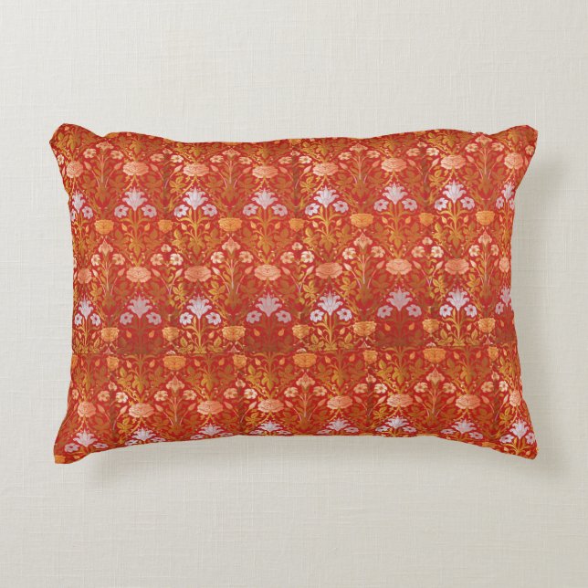  William Morris Roos en Lily Accent Kussen (Voorkant)