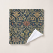 William Morris Roos en Lily Bad Handdoek (Wasdoekje)
