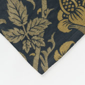 William Morris Roos en Lily Fleece Deken (Hoek)