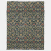  William Morris Roos en Lily Fleece Deken (Voorkant)