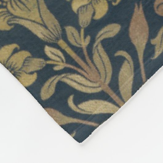  William Morris Roos en Lily Fleece Deken (Hoek)