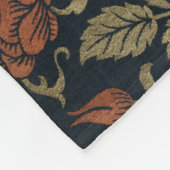  William Morris Roos en Lily Fleece Deken (Hoek)