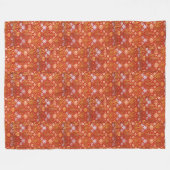  William Morris Roos en Lily Fleece Deken (Voorkant (Horizontaal))