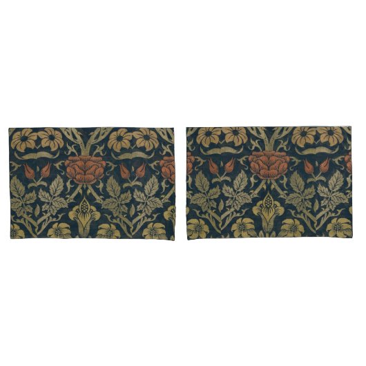 William Morris Roos en Lily Kussensloop (Voorkant-Set)