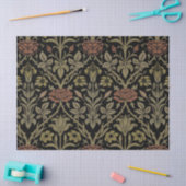 William Morris Roos en Lily Pattern Tissuepapier (Craft)