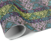 William Morris  Roos en Lily Pink Yellow Cadeaupapier (Rol Hoek)