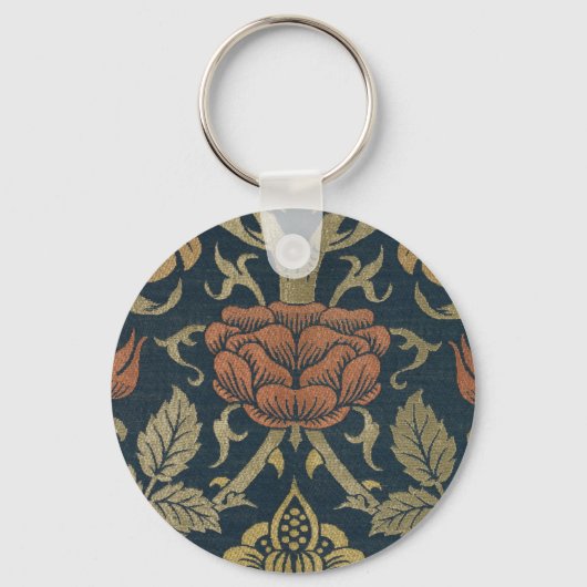 William Morris Roos en Lily Sleutelhanger (Voorkant)