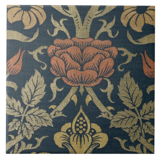  William Morris Roos en Lily Tegeltje (Voorkant)