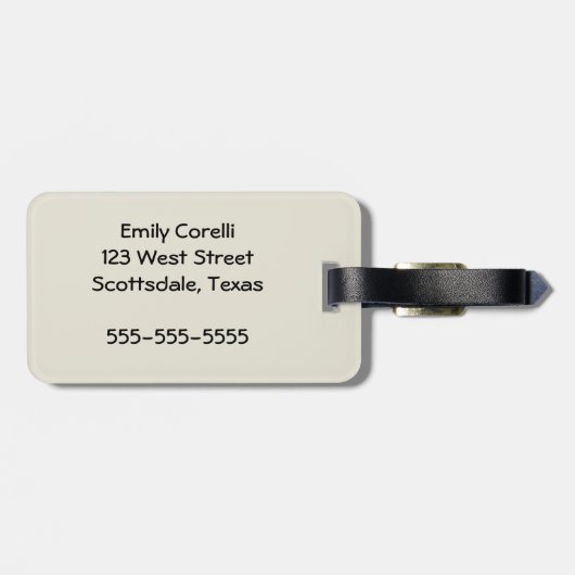 William Morris Roos Floral Chintz Pink Bagagelabel (Achterkant horizontaal)