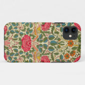 William Morris Roos Floral Chintz Pink Case-Mate iPhone Case (Achterkant (horizontaal))