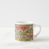 William Morris Roos Floral Chintz Pink Espresso Kop (Rechts)