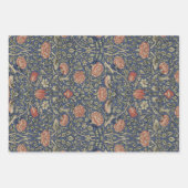 William Morris Roos Floral Chintz Pink Inpakpapier Vel (Voorkant 2)