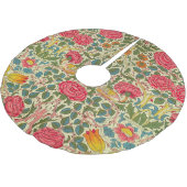 William Morris Roos Floral Chintz Pink Kerstboom Rok (Gekanteld)