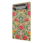 William Morris Roos Floral Chintz Pink Mini Klembord (Angled2)