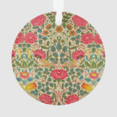 William Morris Roos Floral Chintz Pink Ornament (achterkant)