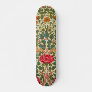 William Morris Roos Floral Chintz Pink Persoonlijk Skateboard