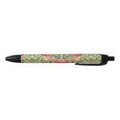 William Morris Roos Floral Chintz Pink Zwarte Inkt Pen (Bodem)