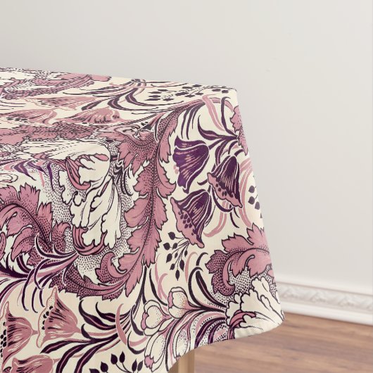 William Morris Roos Gold Cream Floral Pattern Tafelkleed (Voorbeeld)