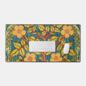 William Morris Roos Krans: Klassieke Kunst & Ambac Bureaumat (Keyboard & Muis)