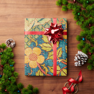 William Morris Roos Krans: Klassieke Kunst & Ambac Cadeaupapier