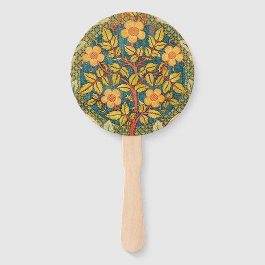 William Morris Roos Krans: Klassieke Kunst & Ambac Handwaaier (Voorkant)