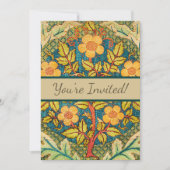 William Morris Roos Krans: Klassieke Kunst & Ambac Kaart (Voorkant)