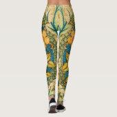 William Morris Roos Krans: Klassieke Kunst & Ambac Leggings (Achterkant)