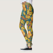 William Morris Roos Krans: Klassieke Kunst & Ambac Leggings (Links)